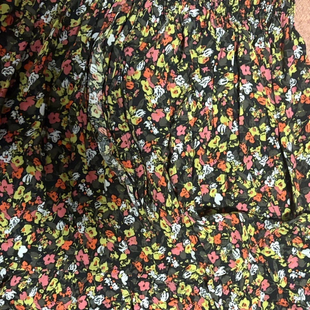 Forever 21 Kids Floral Dress - Black and Multicolor - Picture 5 of 6